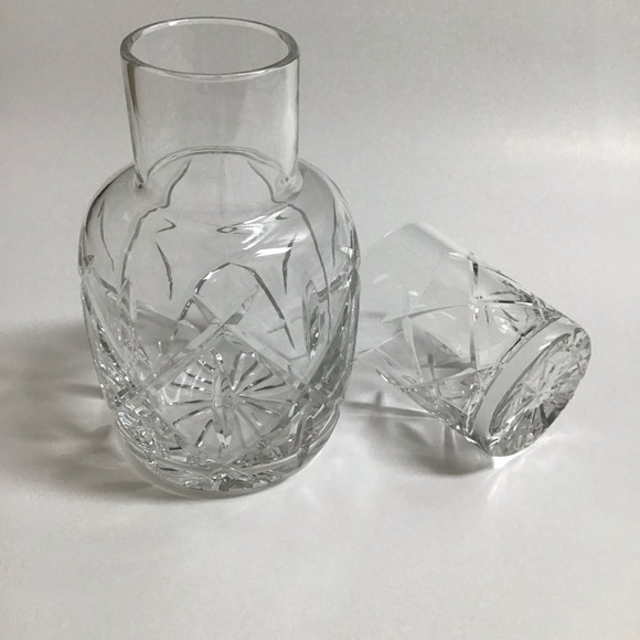 Vintage Crystal Cut Glass Carafe - Picture 3 of 16
